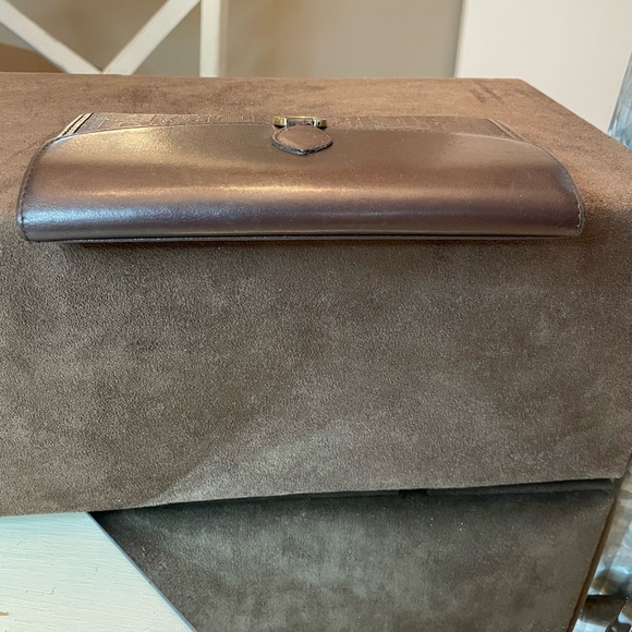 Dior Brown Leather and PVC Trotter Style Wallet/Clutch - Picture 6 of 12